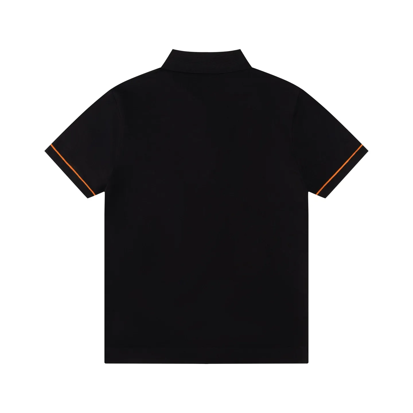 HERMES polo ， Retro Same Style T Versatile : Black Size：M-3XL